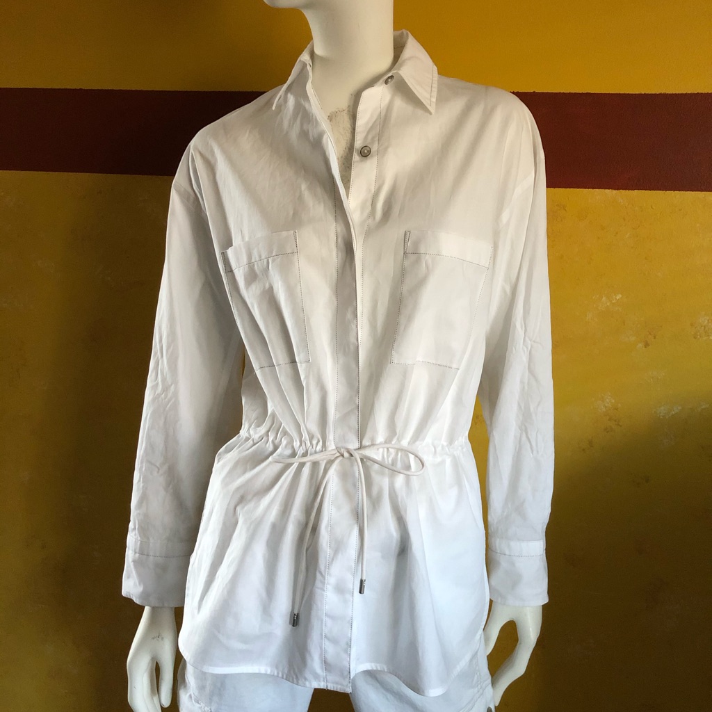 Helmut Lang Long Sleeve Shirt W/ Waist Tie String